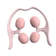thumbnail image 4 of TISHITA Rouleau de Massage Multifonctionnel Points de Pression Rouleau de Relaxation Musculaire Mousse Manuel Rose, 4 of 8