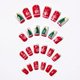 thumbnail image 4 of Puntas de uñas navideñas terminadas, uñas usables, uñas postizas navideñas, parches para uñas usables, pieza de uña, 4 of 4