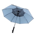 thumbnail image 1 of Cooling Sunshade Umbrella,Sun Umbrella with Misting Fan Multi Functional Cooling Fan Sun Umbrella for Hot Summer Portable Sun Umbrella with Fan for Summer Travel (Blue), 1 of 9