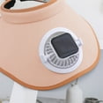 thumbnail image 5 of HJYCHN Solar Powered Summer Sun Hat with USB Rechargeable Fan for Outdoor Women's Wide Brim Sun Visor Beige One Size, 5 of 5