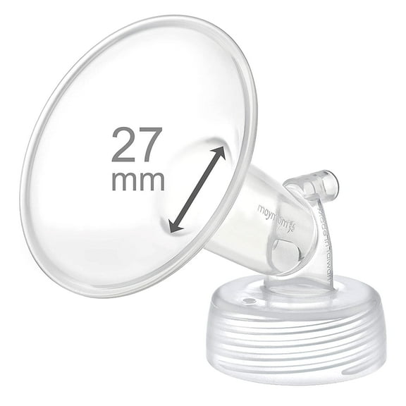 Maymom Pump Part Compatible with Spectra S1,S2 Spectra 9 Plus Breastpump; Incl Wide Mouth Flange (One flange-27mm Flange) Not Original Spectra Flange; Not Spectra Baby USA Parts