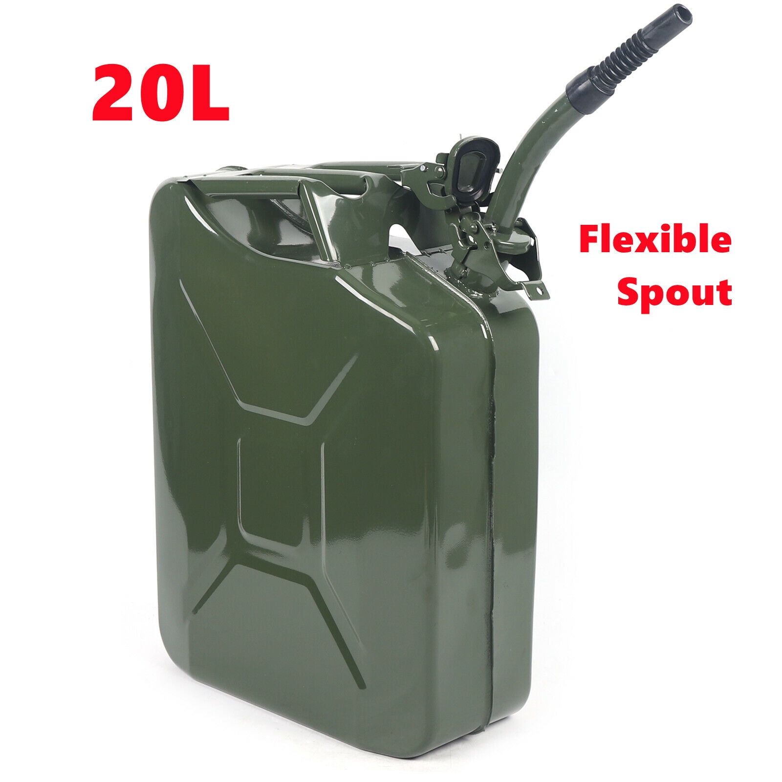 5 Gallon 20L NATO Style Steel Jerry Can Oil Gasoline Gas Steel Tank with Spout