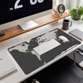 thumbnail image 6 of Desk Mat, Vintage World Map Extended Large Gaming Mouse Pad for Desk XXL, Non-Slip Rubber Base Stitched Edges Long Computer Keyboard Desk Pad Mouse Mat for Home Office Gaming 35.4"X15.7", 6 of 6