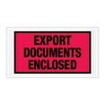 thumbnail image 4 of Red "Export Documents Enclosed" Envelopes 5 1/2" X 10" (1000 Case), 4 of 4
