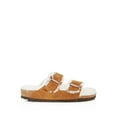 thumbnail image 3 of Birkenstock Mens Arizona Suede Shearling Lined Footbed Sandals, 3 of 4