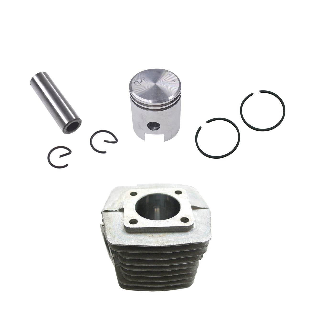 Cylinder Head Piston Kit For Regular 49cc 50cc Motorized Bike High Quality New