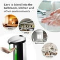 thumbnail image 4 of Dispensador automático de jabón de 400ML con sensor inteligente, ideal para baños y cocinas, diseño sin contacto para mayor higiene, fabricado en ABS resistente, no incluye baterías., 4 of 6