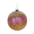 thumbnail image 4 of Melrose Pearl Finish Swirl Glass Christmas Ornaments - 7" (180mm) - Pink - 6ct, 4 of 6