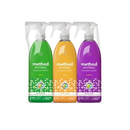 Method Antibacterial All Purpose Cleaning Spray Variety, 28 Ounce (Pack