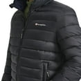 thumbnail image 4 of Men's Champion® Lightweight Puffer Jacket with Hood Color: Midnight Ice Red Size: M, 4 of 4