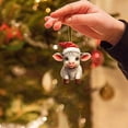 thumbnail image 3 of PRETXORVE Christmas Decorations, Christmas Ornaments, Personalized Cow Christmas Tree Hanging Decorations, Christmas Decorations, 3 of 4