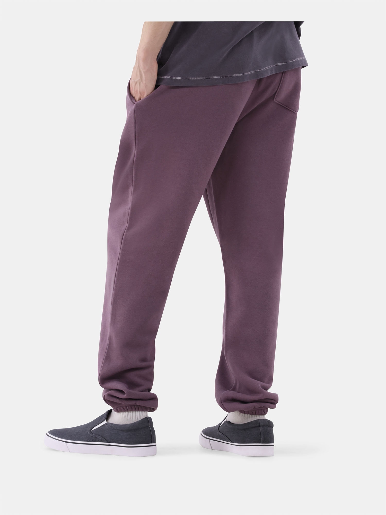 No Boundaries All Gender Soft Fleece Jogger Pants, 30" Inseam, Men's and Big Men's