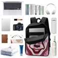 thumbnail image 3 of Film Pennywise It Backpack Casual Daypack School Bag Backpack Satchel Rucksack Shoulder, 3 of 5