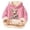 Pink, variant on Kids Highland Cow Sweatshirt- Soft Lined Christmas Sweatshirts with Highland Cow Print, Cozy Warm Kids Jacket Top for Winter Outdoor Play and Holiday Activities