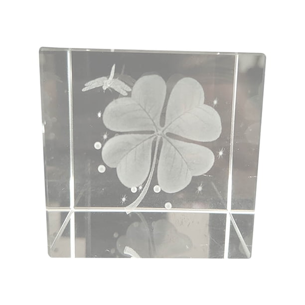 Cristal tallado con luna, sistema solar, nubes, escritorio en forma de corazón, adornos de regalo creativos Wmkox8yii gf7641