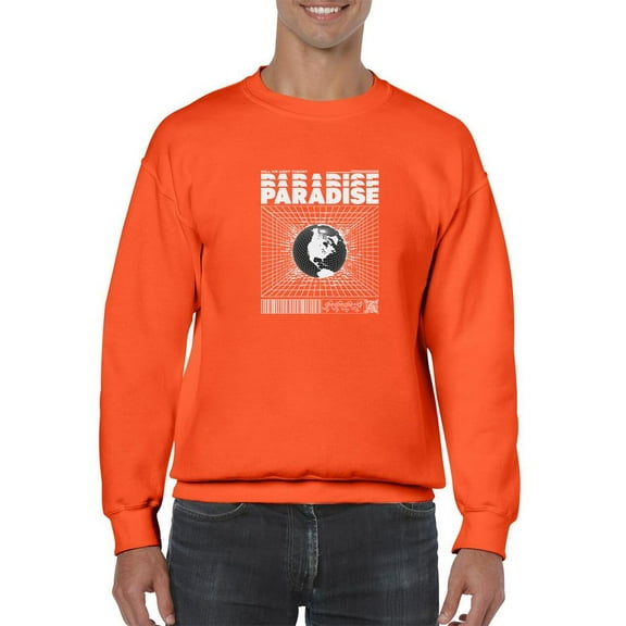 Abstract Planet Techno Style Sweatshirt Men -Image by Shutterstock, Male Large