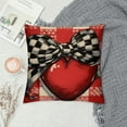 thumbnail image 2 of Nawypu Buffalo Plaid Valentines Day Pillow Covers Valentines Day Decor Polka Dot Red Heart with Bow Love Truck Valentine Pillows Decorative Throw Pillows Valentines Day Decorations, 2 of 5