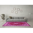 thumbnail image 3 of Ahgly Company Indoor Rectangle Medallion Pink Traditional Area Rugs, 3' x 5', 3 of 4