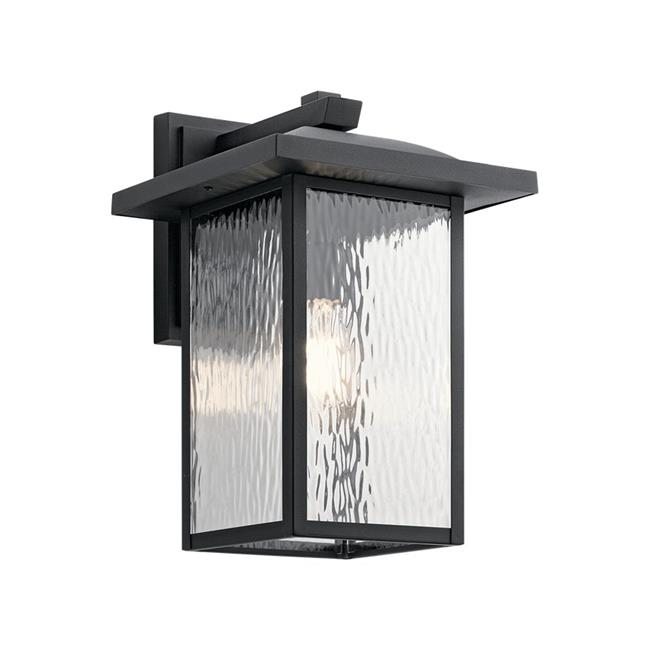 Kichler 49926BKT Capanna Collection Outdoor Wall 1 Light, Textured