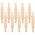 thumbnail image 2 of Wooden Mini Rolling Pin 6 Inches Long Kitchen Baking Rolling Pin Small Wood Dough Roller for Children Fondant Pasta, 2 of 9