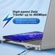 thumbnail image 3 of Convertidor USB-C, Micro-USB, Lightning y USB-A con soporte para teléfono, juego de adaptadores de cable de carga universal negro, 3 of 4