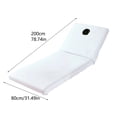 thumbnail image 2 of Massage Fitted Sheet Brushed Polyester Bed Cover For Spa Salon & Universal Size With All Round Elastic Machine Washable 6ft Table Cloth Table Cloth for 4 0 Tablecloth round Table Cloth for 6 Ft Table, 2 of 6
