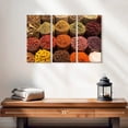 thumbnail image 2 of Elephant Stock Spice Baskets Wall Art - Horizontal Multi Panel Canvas - Living Room Wall Decor - Food And Drink Multi Panel - Orange And Green Decor - 23" x 14", 2 of 4
