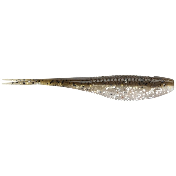 Rapala CrushCity Jerk soft bait 375 Green Pumpkin Disco