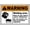 Warning Sign 3, variant on Danger Welding Area Risk of Eye Injury Sign, 8"x12" Caution Tin Sign, Welding Safety Notice Signage