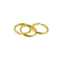 thumbnail image 3 of 100 unids / pieza, conectores de para partidos, manualidades para bricolaje, llaves en tono , hallazgos, joyería D Oro perfecl Anillos de división, 3 of 8