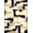 Black Cream Beige, Pattern 3, variant on ODIKA 3'x5' Washable Accent Rug Pet Friendly, Non-Shedding Mat Modern Composition Scattered Dots Triangles Contrasting Block for Bedside, Nursery Room