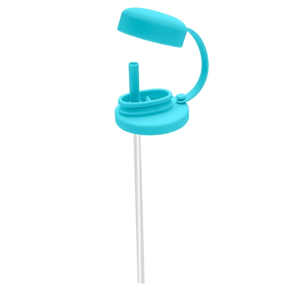 CZSCPDAW Reusable Silicone Can Lid with Straw and Spill-Resistant Seal for Standard Beverage Cans, Teal