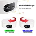 thumbnail image 4 of Rotating Display Stand 5.5lb Load Capacity 360 Degree Photography Turntable Plug in Battery Knob Speed Control White, 4 of 6