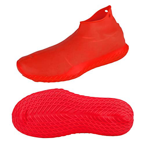 No-Slip Silicone LEGELITE Reusable Silicone Waterproof Shoe Covers with Zipper 
