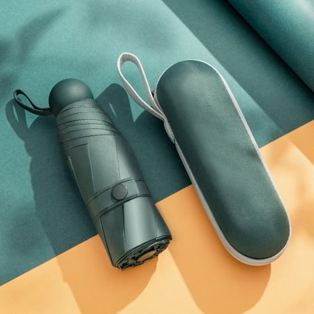 Mini parapluie capsule solaire - Parapluie de poche anti-UV