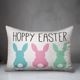thumbnail image 2 of Creative Products Hoppy Easter Buns 14x20 Spun Poly Pillow, 2 of 2