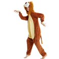 thumbnail image 2 of Flannel Cartoon Animal Siamese Pajamas Holy Golden Tianma Triceratops Lion Stage Performance Clothes, 2 of 5