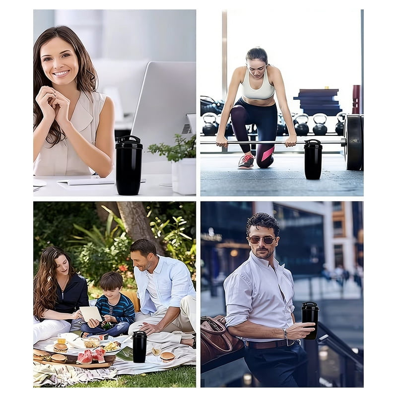 3-in-1 Multi-functional Personal Blender with Portable Travel Bottle, 110V 330W Nutrition Extractor for On-the-Go Lifestyles, Easy-Clean