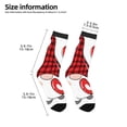 thumbnail image 2 of Fuzoiu Love Gnomes Print Kids Socks For Boys Girls,Grip Crew Socks with Non Slip,Lightweight Stretch Crew Socks,Toddlers Crew Boot Socks, 2 of 5