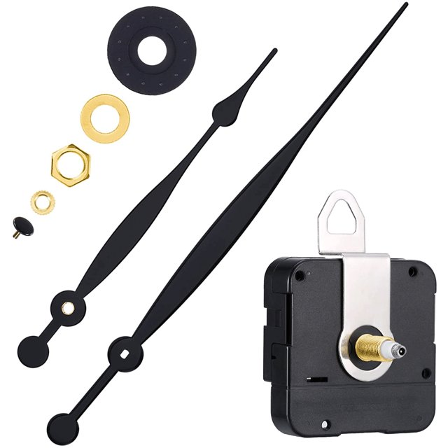 Bearachild 11 Pieces High Long No Movement Ticking Kit Clock Installment Flexible Easy Repair Wall DIY Tools Plastic Clock Decoración del hogar 15 mm