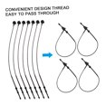 thumbnail image 4 of DEEPCRAFF 5000Ud Fasteners Para Etiquetas Con Seguridad En Plástico Negro Ideal Para Colgar Y Fijar, 4 of 8