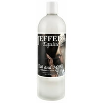 Jeffers Equine Tail & Mane Antistatic Creme Rinse Horse Conditioner, 32 oz - Detangler & Moisturizing Grooming Rinse with Aloe Vera, Jojoba Oil, & Lanolin for Soft, Smooth, Shiny Coat & Hair Care
