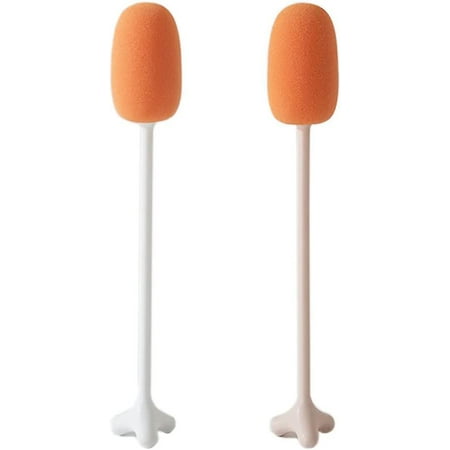 

Egebert 2 Pack Sponge Bottle Brush With Stand 8.6 Inch Long Handle Cup Vase