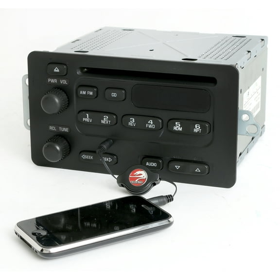 Restored UNLOCKED Chevy Impala Cavalier 2000-05 Radio AM FM CD Player w Aux - 10315119 - (Refurbished)