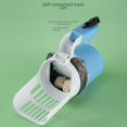 thumbnail image 2 of Foldable Integrated Cat Litter Shovel Large Capacity Cat Litter Barrel with Button Baffle Cleaning, 2 of 5