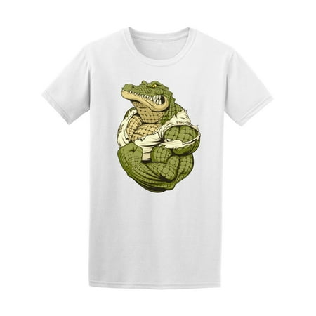 Ferocious Alligator Bodybuilder Tee Men's -Image by (Best Clothes For Bodybuilders)