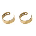 thumbnail image 1 of Ruiboury 2pcs Stainless Steel Engraved Calmi Ring Low Profile Comfort For Focused Living All Day Helps gold, 1 of 6