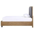 thumbnail image 4 of Taylor Upholstered Eastern King Panel Bed Light Honey Brown and Grey, 4 of 14
