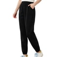 thumbnail image 3 of LangJing Girls Baggy Joggers Sweatpants Big Little Kids Elastic Waist Athletic Ankle Sweat Pants with Pockets, 3-15Years, 3 of 7