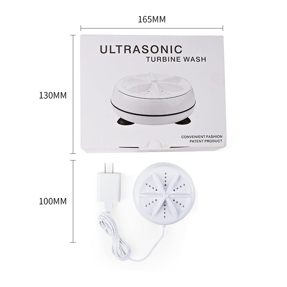 Amerteer Travel Home Business Trip Portable Washing Machine 1 kg Laundry Quantity Mini Rotating Washer with USB Cable